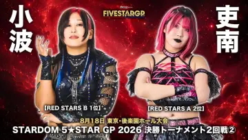 Zasłona do filmu "Sammy presents STARDOM 5★STAR GP 2026 in KORAKUEN Aug.2" #1288975