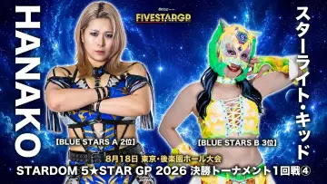 Zasłona do filmu "Sammy presents STARDOM 5★STAR GP 2026 in KORAKUEN Aug.2" #1288984