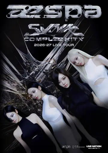 2026-27 aespa LIVE TOUR -SYNK : COMPLaeXITY- plakat