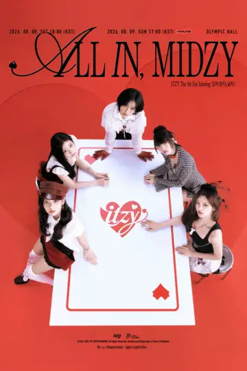 ITZY The 5th Fan Meeting ITZY MIDZY, Let's Fly! "ALL IN, MIDZY" plakat
