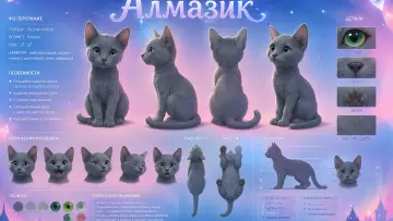 Zasłona do filmu "Алмазик. Волшебный огонёк" #1522645