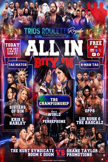 AEW All In 2026: London - Buy In plakat