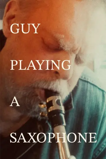 Guy Playing a Saxophone plakat