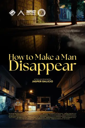 How to Make a Man Disappear plakat