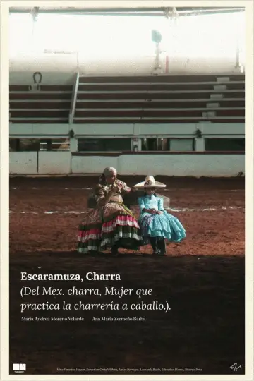 Escaramuza, Charra plakat