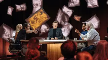 Skavlan & Sverige - uppesittarkväll plakat