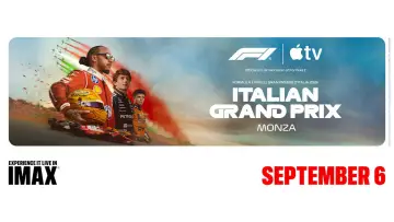 Zasłona do filmu "F1 on Apple TV Live in IMAX: Italy Race" #1579641