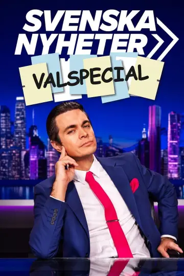 Svenska nyheter valspecial plakat
