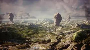 Zasłona do filmu "Toba, le volcan qui a failli tuer l