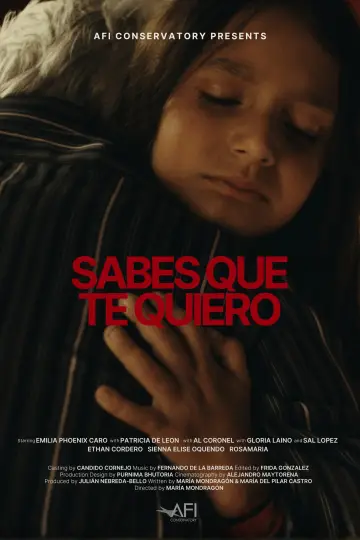 Sabes Que Te Quiero plakat