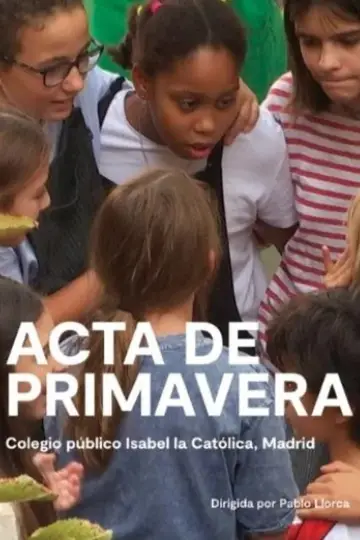 Acta de primavera plakat