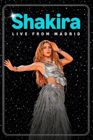 Shakira Live from Madrid plakat