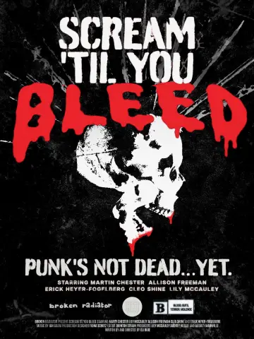 Scream 'Til You Bleed plakat