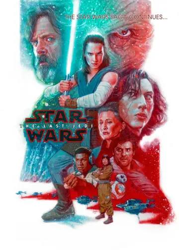 Plakat do filmu "Gwiezdne wojny: Ostatni Jedi" #28174