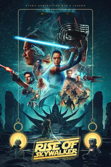 Plakat do filmu "Gwiezdne wojny: Skywalker. Odrodzenie" #581251