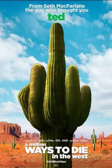 Plakat do filmu "Milion Sposobów, jak Zginąć na Zachodzie" #54358