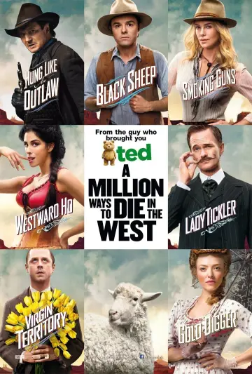Plakat do filmu "Milion Sposobów, jak Zginąć na Zachodzie" #54362