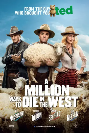 Plakat do filmu "Milion Sposobów, jak Zginąć na Zachodzie" #856046