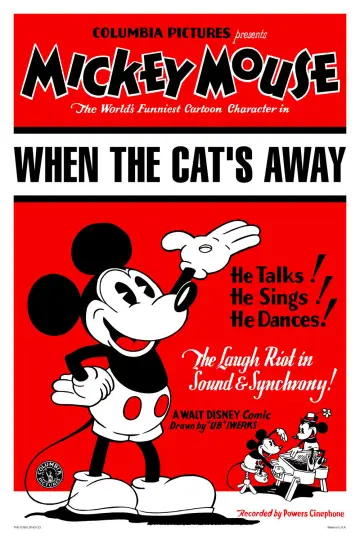 Plakat do filmu "When the Cat