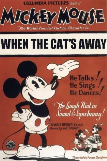 Plakat do filmu "When the Cat