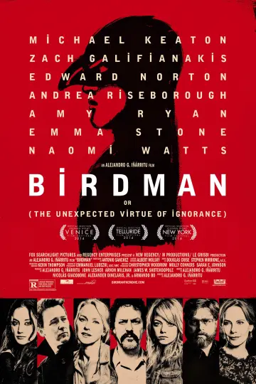 Plakat do filmu "Birdman czyli (nieoczekiwane pożytki z niewiedzy)" #213234