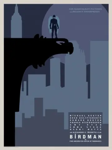 Plakat do filmu "Birdman czyli (nieoczekiwane pożytki z niewiedzy)" #213247