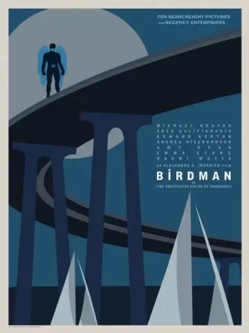 Plakat do filmu "Birdman czyli (nieoczekiwane pożytki z niewiedzy)" #213250