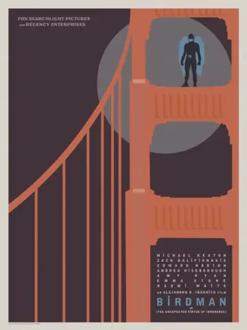 Plakat do filmu "Birdman czyli (nieoczekiwane pożytki z niewiedzy)" #213251