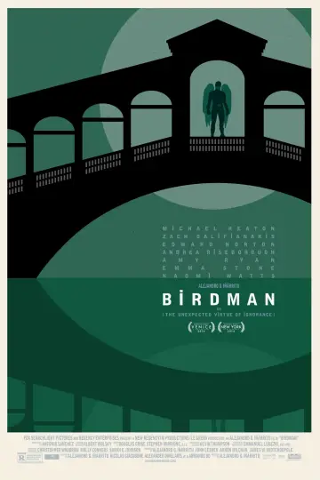 Plakat do filmu "Birdman czyli (nieoczekiwane pożytki z niewiedzy)" #213256