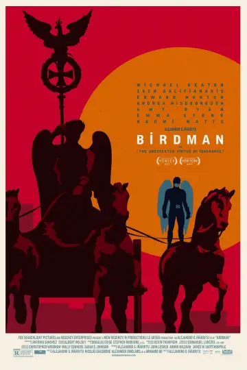 Plakat do filmu "Birdman czyli (nieoczekiwane pożytki z niewiedzy)" #213258