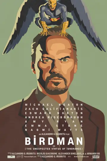 Plakat do filmu "Birdman czyli (nieoczekiwane pożytki z niewiedzy)" #213268