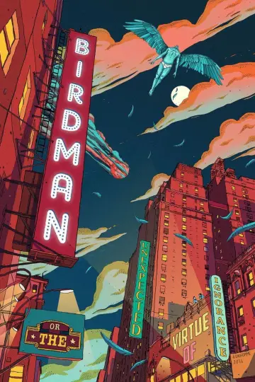 Plakat do filmu "Birdman czyli (nieoczekiwane pożytki z niewiedzy)" #213279