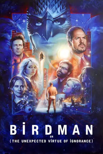 Plakat do filmu "Birdman czyli (nieoczekiwane pożytki z niewiedzy)" #590383