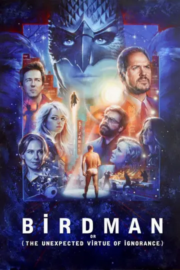 Plakat do filmu "Birdman czyli (nieoczekiwane pożytki z niewiedzy)" #590388