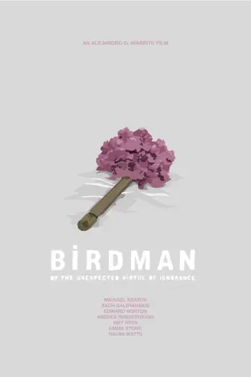Plakat do filmu "Birdman czyli (nieoczekiwane pożytki z niewiedzy)" #590396