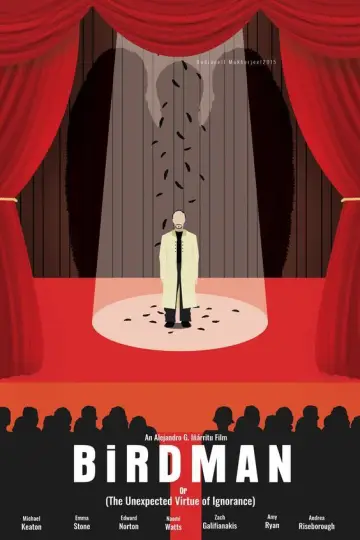 Plakat do filmu "Birdman czyli (nieoczekiwane pożytki z niewiedzy)" #802488
