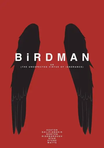 Plakat do filmu "Birdman czyli (nieoczekiwane pożytki z niewiedzy)" #802489