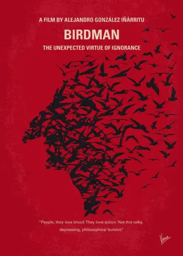 Plakat do filmu "Birdman czyli (nieoczekiwane pożytki z niewiedzy)" #802490