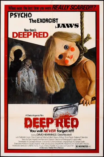 Plakat do filmu "Głęboka czerwień" #149342