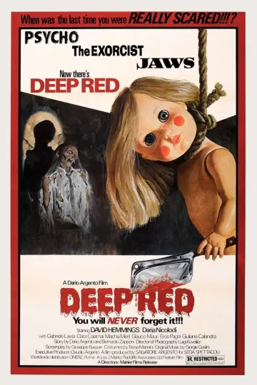 Plakat do filmu "Głęboka czerwień" #149354