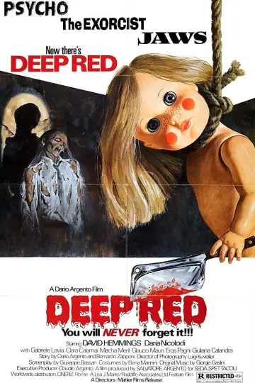 Plakat do filmu "Głęboka czerwień" #149355
