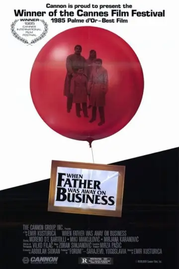 Plakat do filmu "Ojciec w podróży służbowej" #1105539