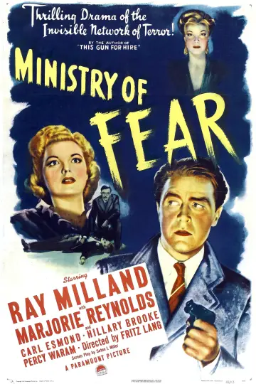 Plakat do filmu "Ministerstwo strachu" #1845594