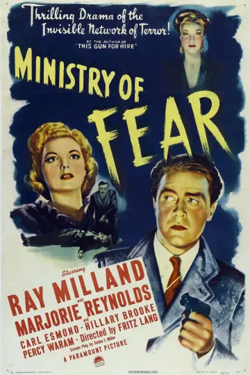 Plakat do filmu "Ministerstwo strachu" #1845600