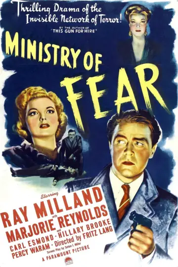 Plakat do filmu "Ministerstwo strachu" #1845607