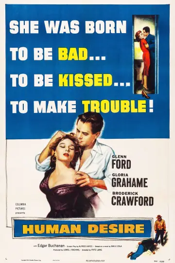 Plakat do filmu "Bestia ludzka" #1063769