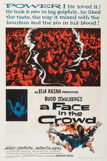 Plakat do filmu "Twarz w tłumie" #1113263