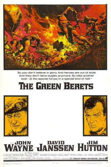 Plakat do filmu "Zielone Berety" #886850