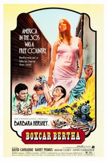 Plakat do filmu "Wagon towarowy Bertha" #1053795
