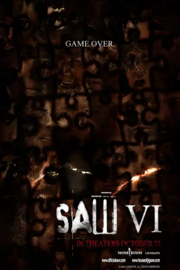 Plakat do filmu "Piła VI" #43335